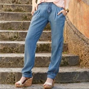 Matilda Jane Sunny Day Chambray Pants Drawstring M